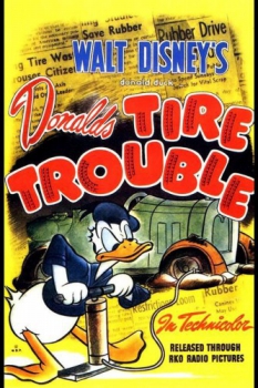 poster Donald's Tire Trouble  (1943)