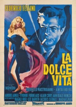 poster Fellini La Dolce Vita  (1960)