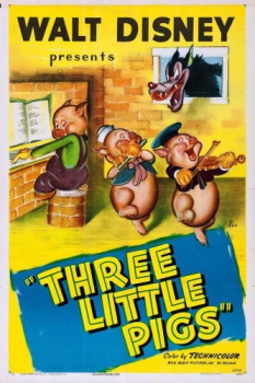 poster Three Little Pigs  (1933)