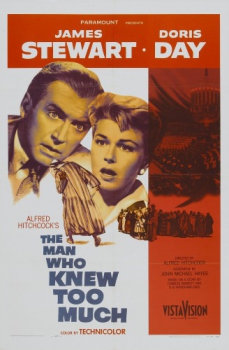 poster HITCHCOCK  The Man Who Knew Too Much EIGEN BLU-RAY  (1955)